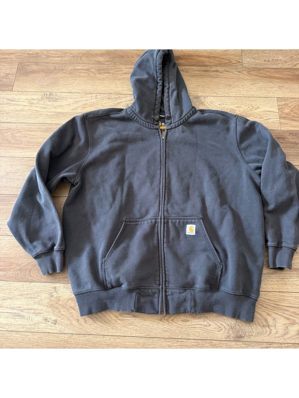Carhartt 100614 Rain Defender Hoodie Mens 2XL Black Full Zip